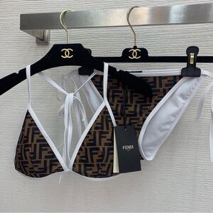 Fendi Halter-Neck Two-Piece Bikini